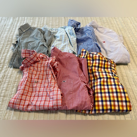 7 men’s button down shirts - Vineyard Vines - Southern Marsh - Southern Point - Picture 1 of 9